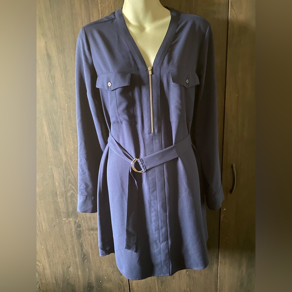 Express Midnight Blue Dress like new.